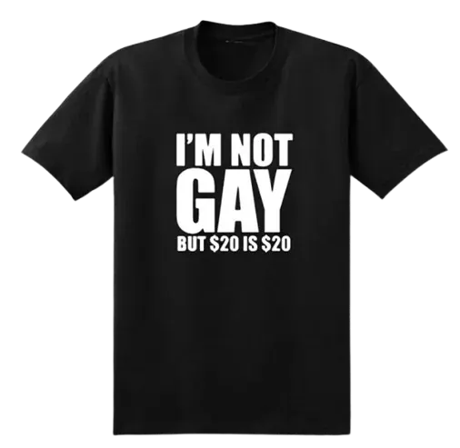 cnfans Spreadsheet „im not gay but $20 is $20” T-shirt (5+ Styles)